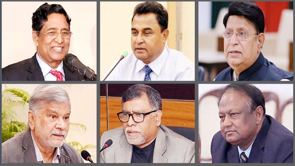 ১৪ মন্ত্রী, ১২ প্রতিমন্ত্রী ও ২ উপমন্ত্রী বাদ পড়লেন