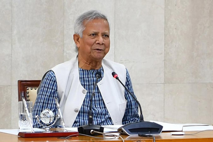 নববর্ষ উপলক্ষে প্রধান উপদেষ্টার শুভেচ্ছা