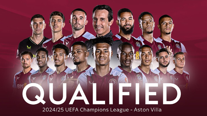 ৪২ বছর পর চ্যাম্পিয়ন্স লিগে অ্যাস্টন ভিলা