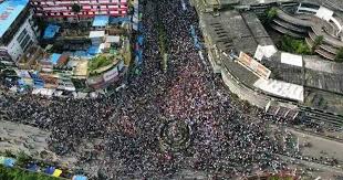 চট্টগ্রামে শিক্ষার্থী ও জনতার বিশাল বিক্ষোভ