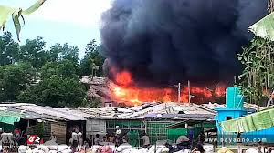রোহিঙ্গা ক্যাম্পে আবারও অগ্নিকাণ্ড, নিয়ন্ত্রণে আনতে বেগ পাচ্ছে ফায়ার সার্ভিস