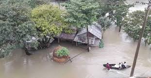 মৌলভীবাজারে বন্যা পরিস্থিতির অবনতি-দেড় লাখ মানুষ পানিবন্দি, ফসল ও অবকাঠামোর ব্যাপক ক্ষতি
